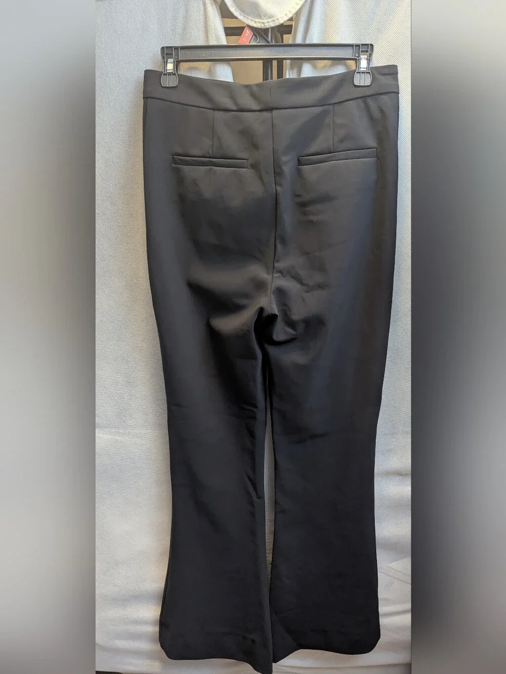 Adam Lippes Black Deeda High-Rise Flare-Leg Trousers - Picture 5 of 7
